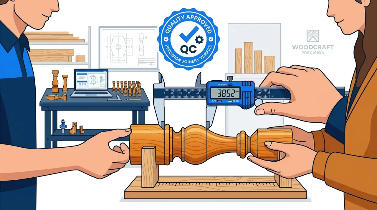 Xác nhận báo giá & tiến độ — Quy trình gia công gỗ CNC Trường Tồn Wood
